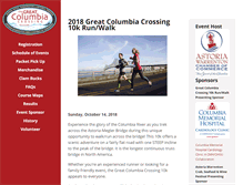 Tablet Screenshot of greatcolumbiacrossing.com